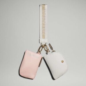 Lululemon Dual Pouch Wristlet Wordmark